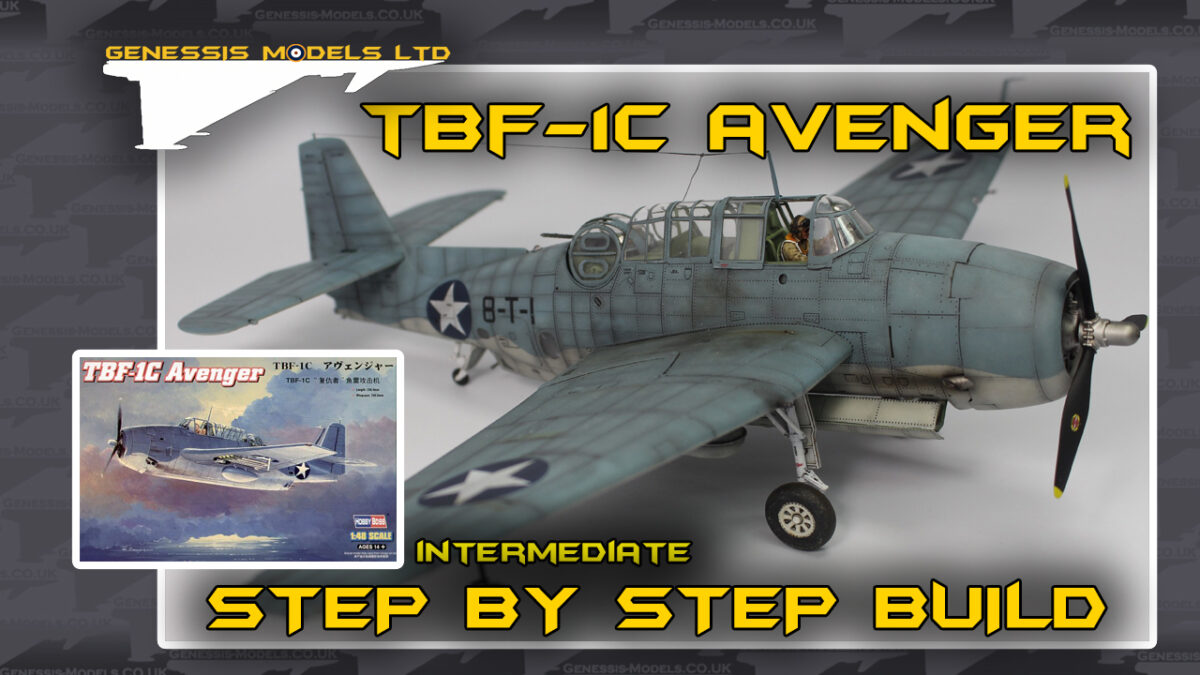 How To Ues Mr Mark Softer : Building The HobbyBoss TBF-1C Avenger 1/48  Scale : Episode.13 