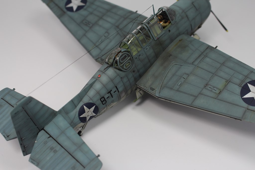 How To Ues Mr Mark Softer : Building The HobbyBoss TBF-1C Avenger 1/48  Scale : Episode.13 