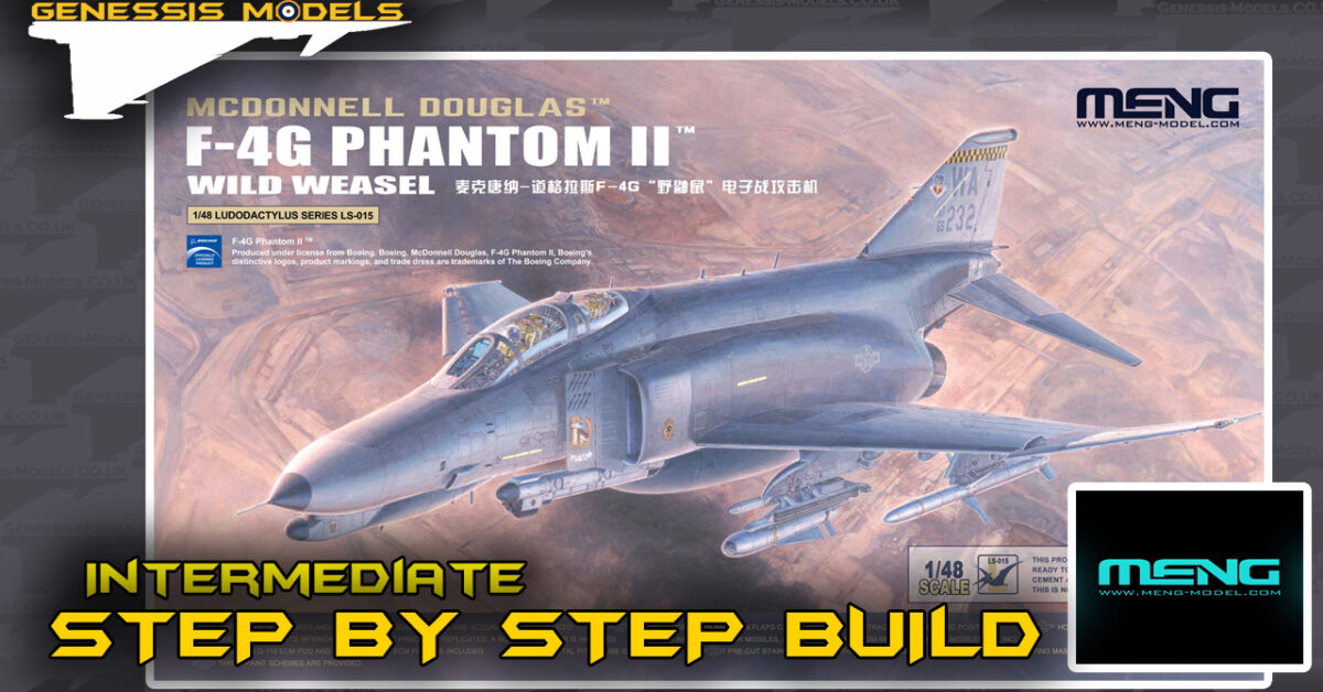 Building The F 4g Phantom Ii Wild Weasel Meng Models 1 48